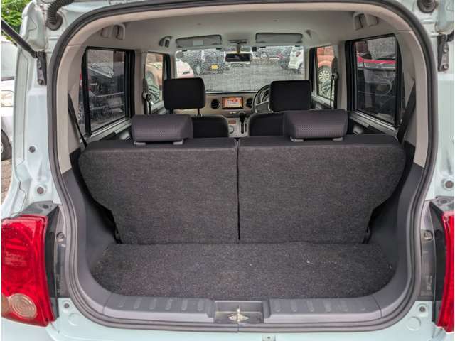 ちいさなボディですが、意外と荷物も載ります。