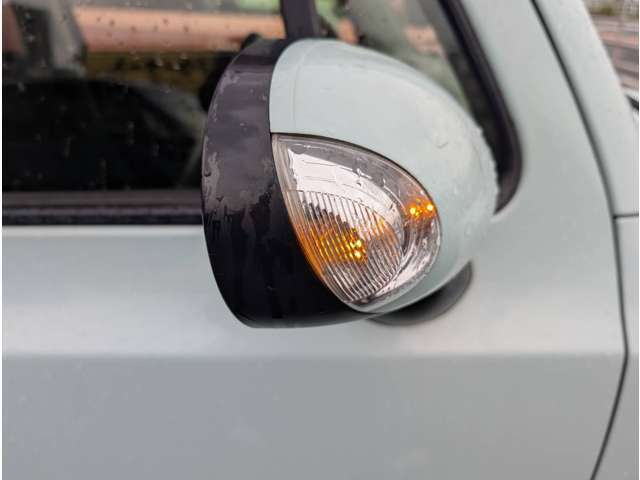 ミラーにはウィンカーが付いていますので、前方車両にも安全確保ができます。オシャレもあり、今や欠かせないミラーですね♪