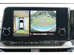 【アラウンドビューモニター＆バックモニター】クルマを真上から見下ろしているかのような映像が表示され、周囲の状況がひと目で把握できます！駐車が苦手な方でも安心してスマートに駐車できます！