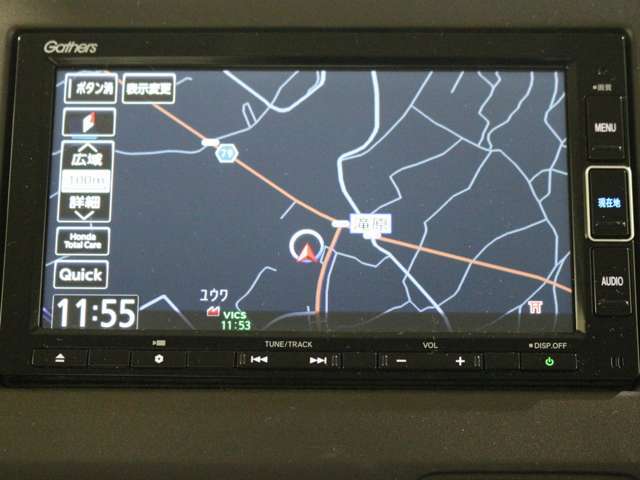 ギャザズメモリーナビ VXM-224VFi装備。フルセグTV付きです。Bluetooth、USB対応です。DVDも再生できます。