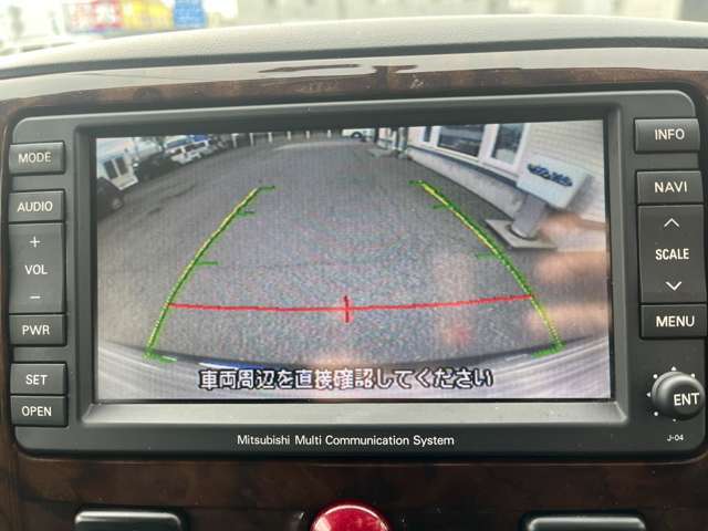 カラーバックモニター完備