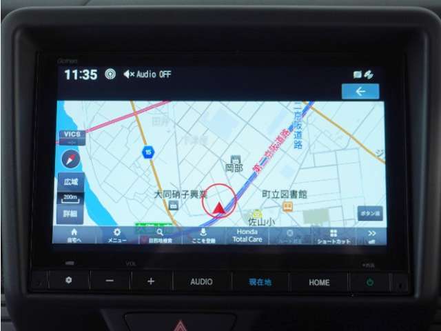 ◆ホンダ純正ナビ◆初めての場所もナビゲーションがご案内！楽しい旅行をサポートします。