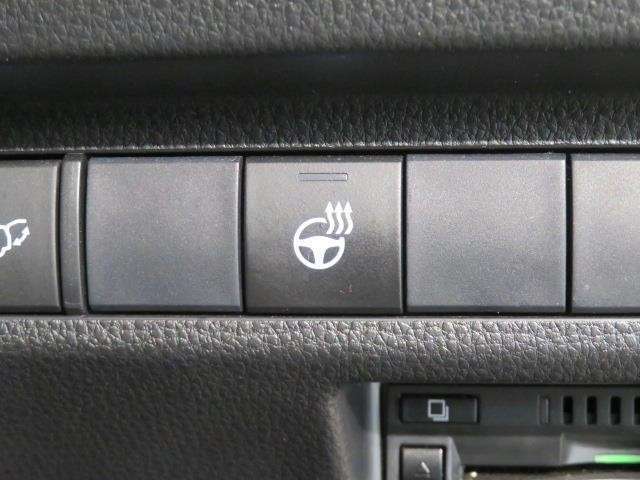 ステアリングヒーター付き。寒い日のドライブも、手のひらから温めてくれます。