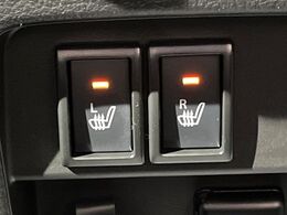 【シートヒーター】寒い日に重宝するシートヒーター！エアコンより早く温まってくれるので寒がりの人も安心ですね♪エアコンの温風は乾燥するから苦手、という方にもをおすすめです。