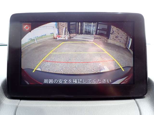 バックカメラ装備です☆　苦手な車庫入れも安心です！！