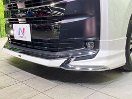 【モデリスタエアロ】人気のモデリスタエアロを装着！クルマの外観がよりスタイリッシュになり、街中で存在感あふれる1台に♪将来買い替える時にもリセールに影響しやすく、価値ある人気の装備です！