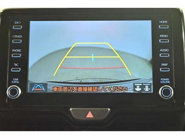 【バックカメラ】バック駐車が苦手な方の強い味方です。後方の状況が一目で分かりますので安心ですね。