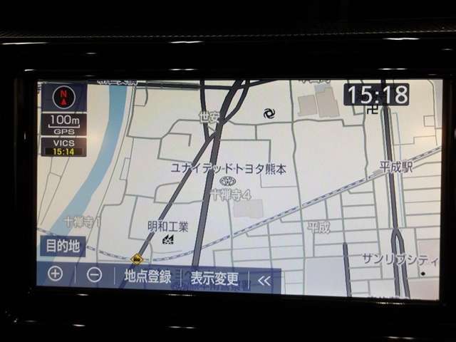 ナビ付なので、遠出の際も道に迷うことはありません♪安心してドライブをエンジョイして下さい♪（NSZT-W68T）