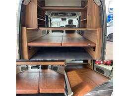 車中泊仕様コンプリート　TーSTYLE社製ベットキット　スマートキー　両側パワースライドドア　LEDヘッドランプ　オートエアコン　専用デカール　ホイールキャップ　4WD