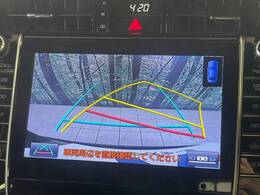 【バックカメラ】駐車時に後方がリアルタイム映像で確認できます。大型商業施設や立体駐車場での駐車時や、夜間のバック時に大活躍！運転スキルに関わらず、今や必須となった装備のひとつです！