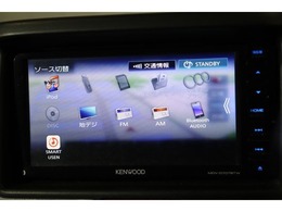 CD・DVD・SDオーディオ・Bluetoothオーディオ再生可能。フルセグTV視聴可能。