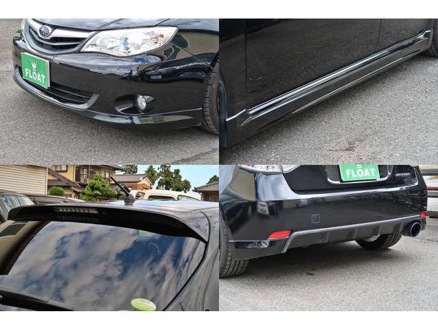 スポーティなエアロフォルムで見た目もバッチリ☆