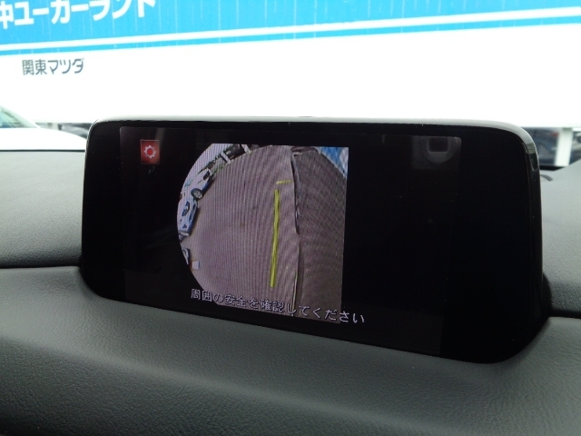 サイドカメラは運転席から死角になりやすい左フロント部分を映像で確認できます。