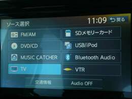 フルセグTV視聴やCD・DVD再生はもちろん、Bluetooth通信機能など多機能でとっても使いやすいです♪