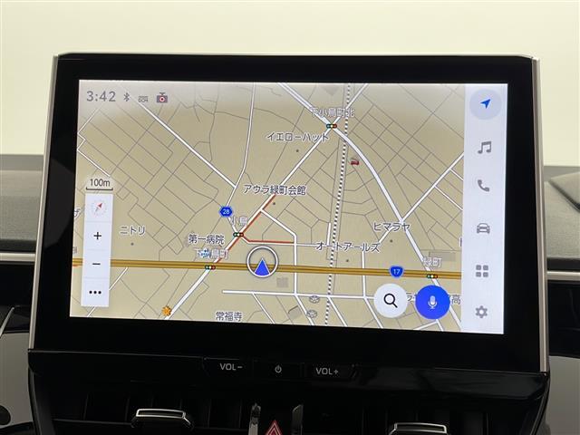 【純正10.5型ディスプレイオーディオPlus(コネクティッドナビ対応)】ナビ機能、ドライブレコーダー機能、TV(フルセグ)が含まれています！ディスプレイ画面も、10.5インチと大きくなり、見やすくより快適に！