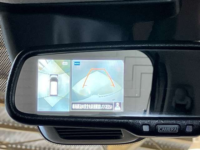 【アラウンドビューモニター】車を上から見下ろしているかのような映像で周囲の状況がひと目で確認、狭い駐車場に駐車するときも安心です♪♪障害物などがあると警告音がなりますので安心して駐車が出来ます★