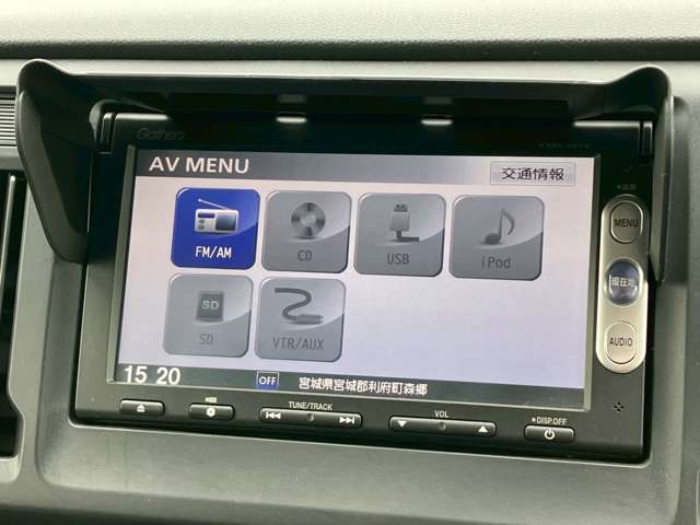 純正7インチナビ/型式【VXM-155C 】/CD再生/バックモニター/FM/AMラジオ