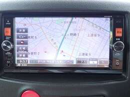 日産純正メモリナビ（MP315D-W）が装備されております♪