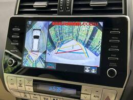 【パノラミックビューモニター】専用のカメラにより、上から見下ろしたような視点で360度クルマの周囲を確認することができます☆死角部分も確認しやすく、狭い場所での切り返しや駐車もスムーズに行えます。