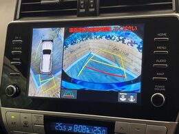 【パノラミックビューモニター】専用のカメラにより、上から見下ろしたような視点で360度クルマの周囲を確認することができます☆死角部分も確認しやすく、狭い場所での切り返しや駐車もスムーズに行えます。