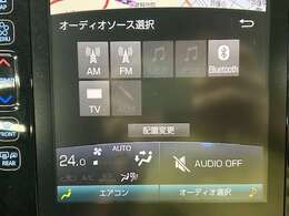 純正メモリナビ付き！フルセグTV、Bluetoothオーディオ、バックモニターと装備が充実しております！