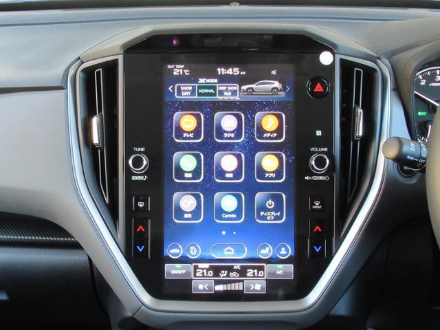 11.6インチ インフォメーションディスプレイ＆インフォテインメントシステム(ナビ機能付き)。オーディオや車輌、エアコン設定等ができます。