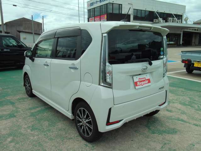 自社陸運局指定工場完備で国家資格車検検査員資格を持った整備士による整備。ステレオ、エアコン等走行に関係のない所も不具合があれば修理してお渡しいたします。それに加えて「6ヵ月・5000Km」の無償保証付き！