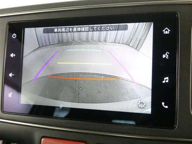 バックガイドモニターで、後方を確認しながら安心して駐車することができます。運転初心者も熟練者も必須の機能ですよ！
