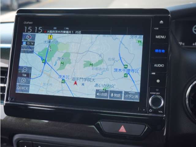 ◆ホンダ純正メモリーナビ◆初めての場所もナビゲーションがご案内！楽しい旅行をサポートします。