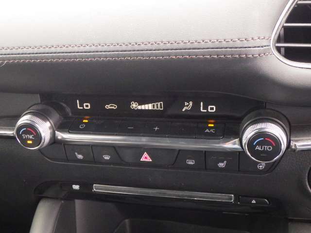 オートエアコン！車内の温度は自動で調整！