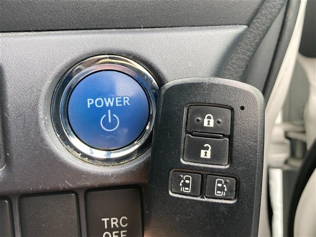 【　スマートキー・プッシュスタート　】鍵を挿さずにポケットに入れたまま鍵の開閉、エンジンの始動まで行えます。