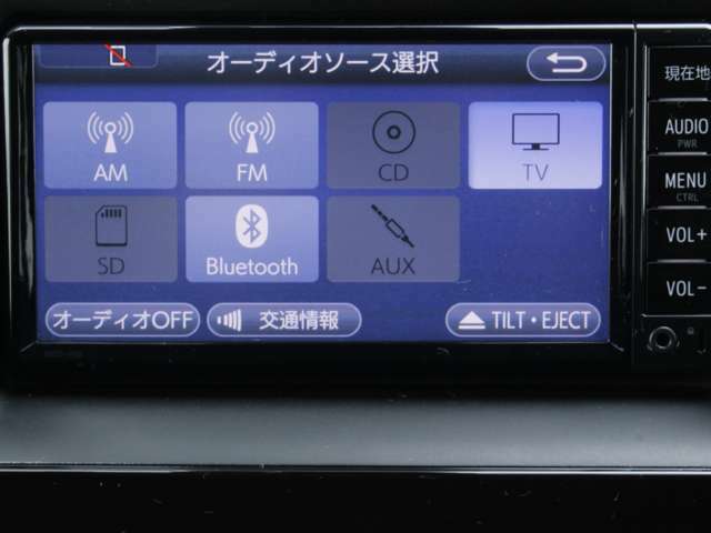 Bluetooth音楽対応です☆スマホ等とペアリングできますのでお好みの音楽でドライブが楽しめます！