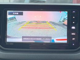 【バックカメラ】駐車時に後方がリアルタイム映像で確認できます。大型商業施設や立体駐車場での駐車時や、夜間のバック時に大活躍！運転スキルに関わらず、今や必須となった装備のひとつです！