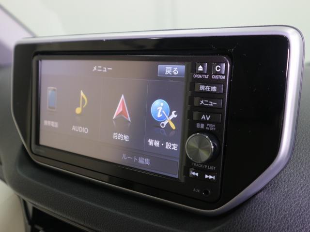 お出かけの強い味方☆フルセグナビ搭載！　AV機能：AM/FMラジオ・TV・CD・DVD・Bluetooth・SD・USB・AUX・