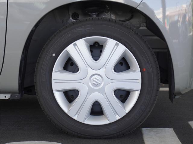 【ホイールキャップ】車に良く似合う純正ホイールキャップが装備されています。ノーマルタイヤ、スタッドレスタイヤもスズキ自販島根にお任せください。