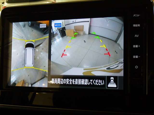 アラウンドモニターを装備！駐車の際、これがあれば運転に自信が無い方も安心です！一度使うと手放せない装備です！