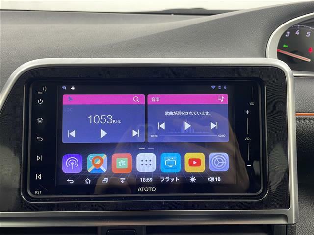 【ディスプレイオーディオ】スマホに接続すれば「Apple CarPlay」または「Android Auto」から、アプリのナビや電話・メッセージ・音楽などが利用できます！