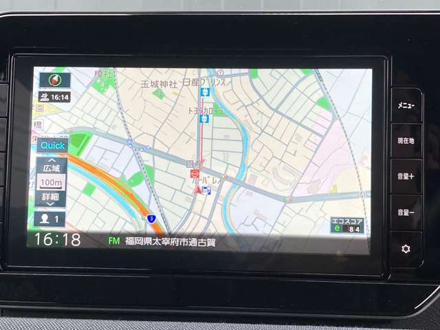 ナビ付きですので知らない場所にお出かけの際には道に迷うことなく目的地に到着できるので非常に活躍します。