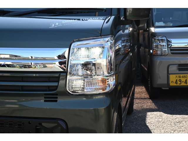 【LEDヘッドライト】暗い夜道や視界の悪い日でも快適ドライブが楽しめます♪見た目もかっこよく、利便性も高いです！