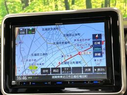 【ナビゲーション】目的地までしっかり案内してくれる使いやすいナビ。Bluetooth接続すればお持ちのスマホやMP3プレイヤーの音楽を再生可能！毎日の運転がさらに楽しくなります！！