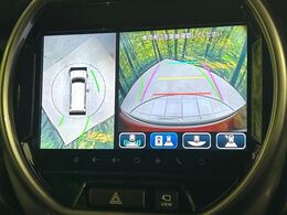 【全方位モニター用カメラ】専用のカメラにより、上から見下ろしたような視点で360度クルマの周囲を確認することができます☆死角部分も確認しやすく、狭い場所での切り返しや駐車もスムーズに行えます。