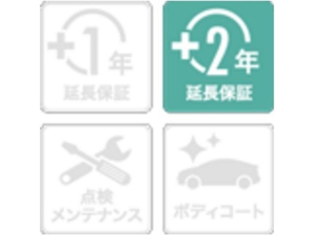 ＋1年の2年間又は＋2年の3年間、走行距離無制限のロングラン保証α（有償）となります、全国5，000ヵ所の安心ネットワーク、約60項目5，000部品が保証対象となっておりますのでさらに安心ですね。