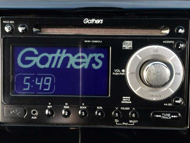 【オーディオ機能】CDプレーヤーを装備♪もちろんFM/AMラジオもお聞きいただけますよ♪