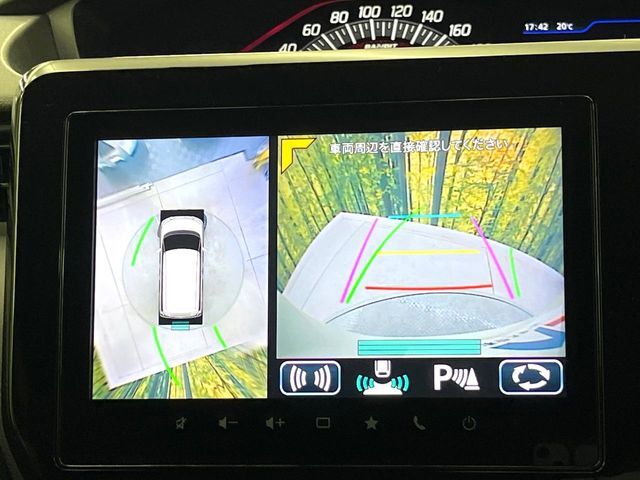 【全方位モニター用カメラ】専用のカメラにより、上から見下ろしたような視点で360度クルマの周囲を確認することができます☆死角部分も確認しやすく、狭い場所での切り返しや駐車もスムーズに行えます。