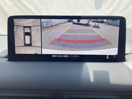 狭い場所での駐車やすれ違いなどでより的確な運転操作に役立つ360°ビューモニターが装備されています。