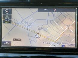 【純正ナビ】専用設計で車内の雰囲気にマッチ。ナビ利用時のマップ表示は見やすく、いつものドライブがグッと楽しくなります。