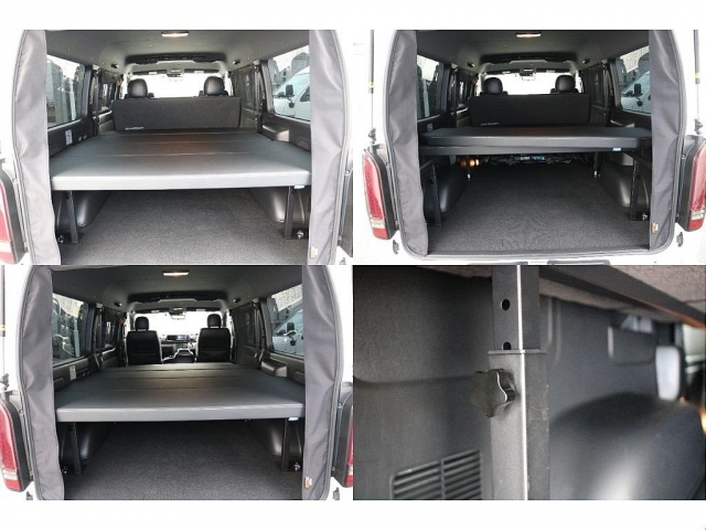 ベッドマット取り外し、高さ調整可能です！