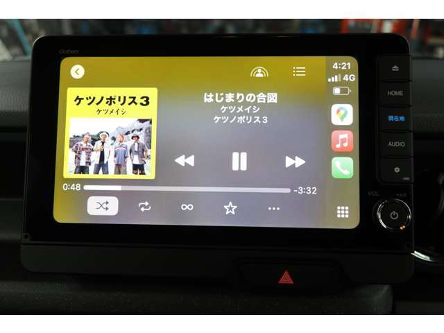 Apple car play対応しております。