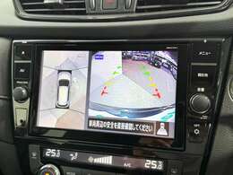 【全周囲/全方位/アラウンドビューモニター機能】全周囲カメラも付いているので安心です！！！ 女性でも楽々駐車可能ですね！！！