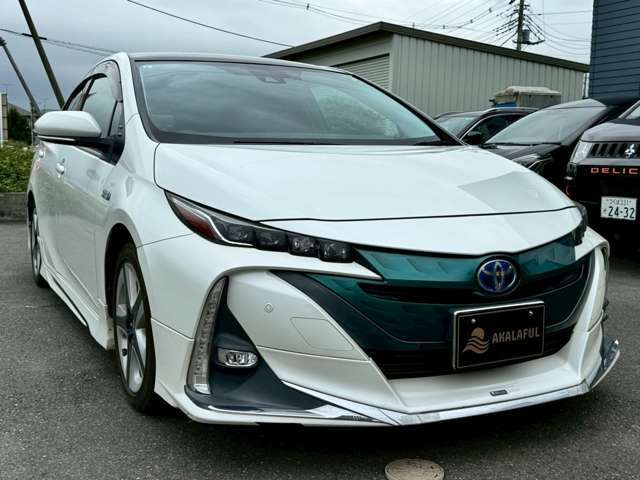 モデリスタエアロ付きのプリウスPHV入庫致しました！自信の安心価格設定になっておりますので、お早めにお問い合わせ下さい！早い者勝ちの1台です！全国対応可能となっておりますので詳細は直接ご確認下さい！
